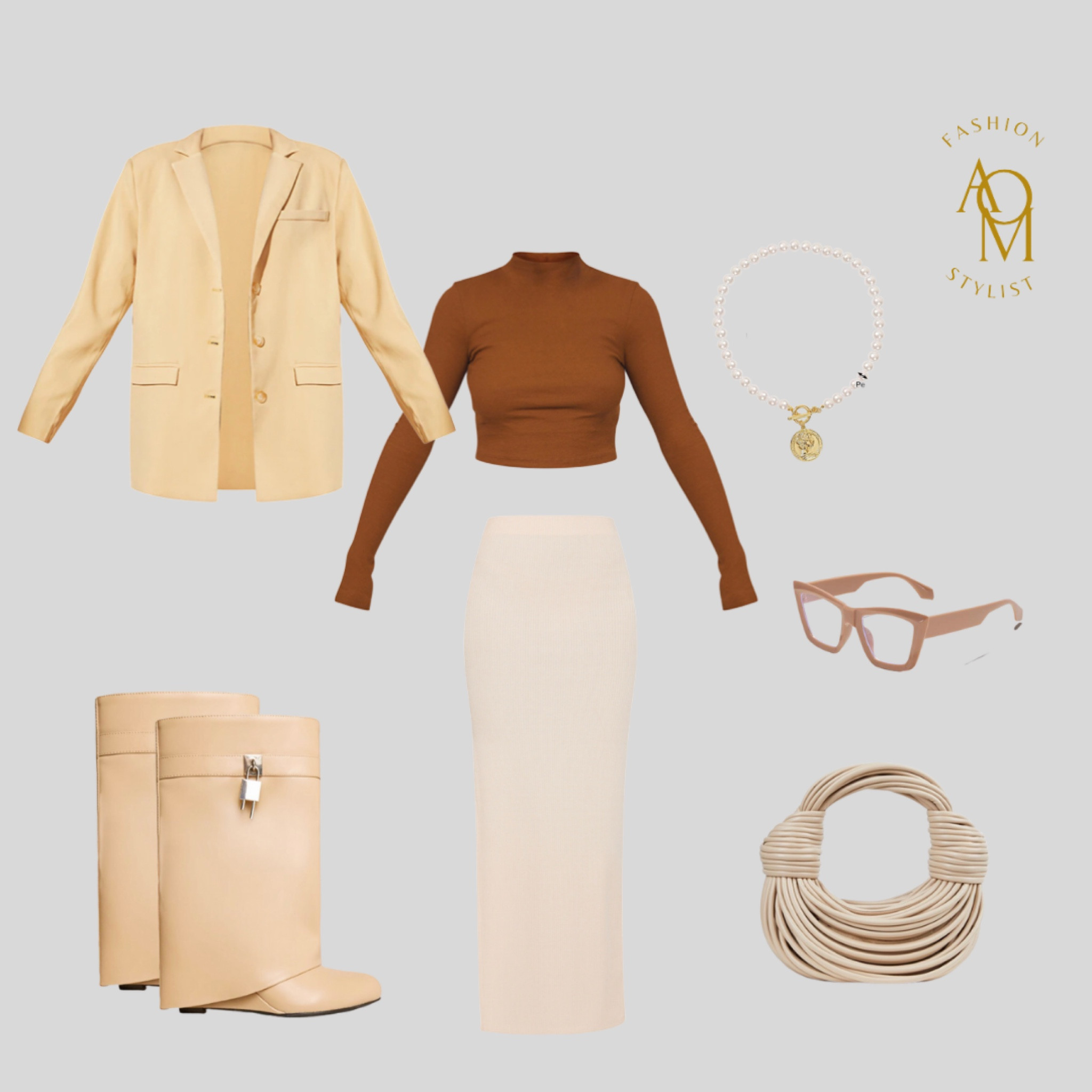 Casual fit, skirt , blazer, blazer fit, boots, cream boots , brown fit , brown outfit, cream fit , cream outfit, affordable outfit, 
#ltk #brownfit #creamfit

#LTKU #LTKFind #LTKunder100