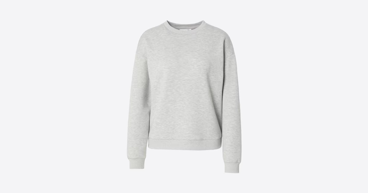 VILA Sweatshirt 'VISandy' in Hellgrau | ABOUT YOU (DE)
