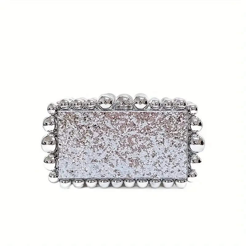 Acrylic Beaded Clutch Evening Handbag Women's Fashion Chain - Temu United Kingdom | Temu Affiliate Program