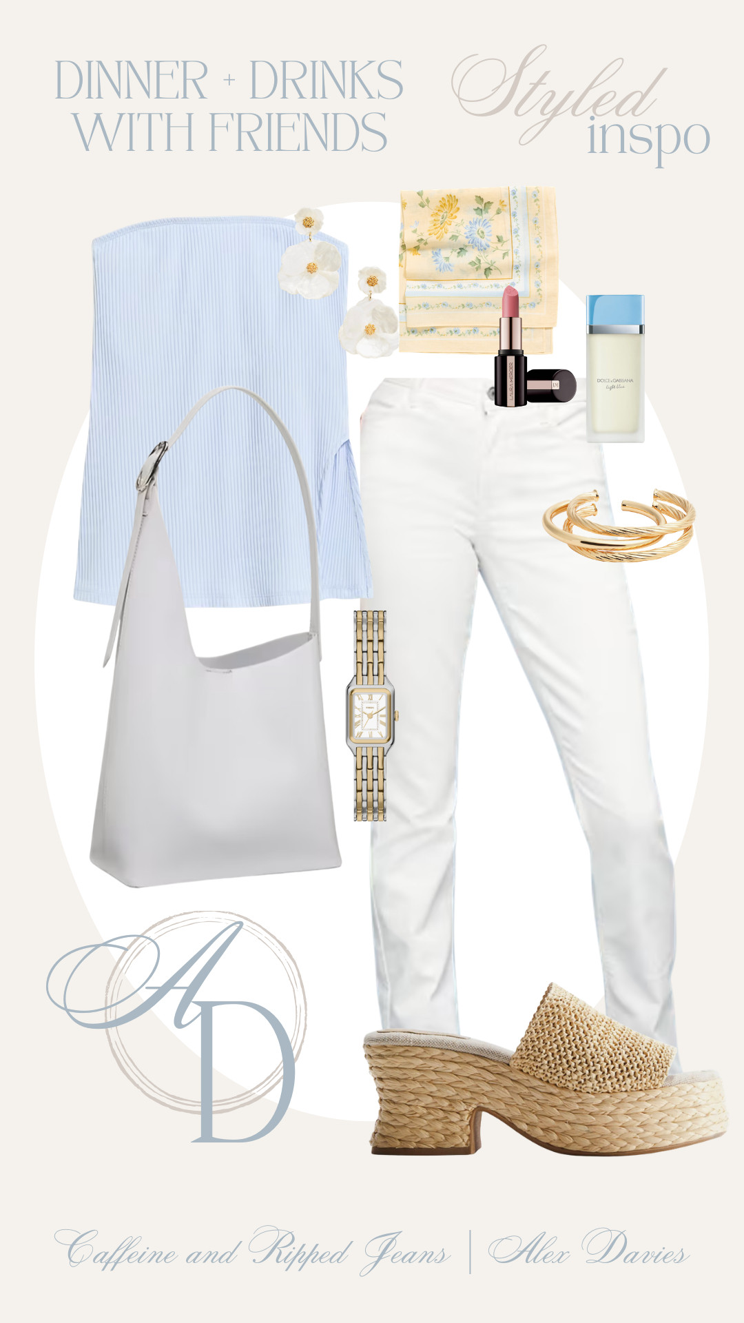 // cinco de mayo outfit inspo // spring dinner and drinks with friends outfit // tube top // old navy sale finds // old navy summer steals // denim // white denim // asymmetrical tube top // espadrilles // casual spring outfit // summer outfit inspo // scarf for necklace // 

 #LTKgrwm #LTKootd #LTKSeasonal