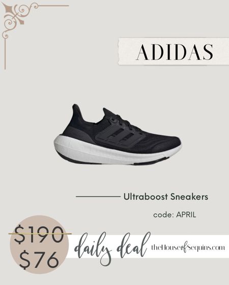 Save big on Adidas Ultraboost with code APRIL