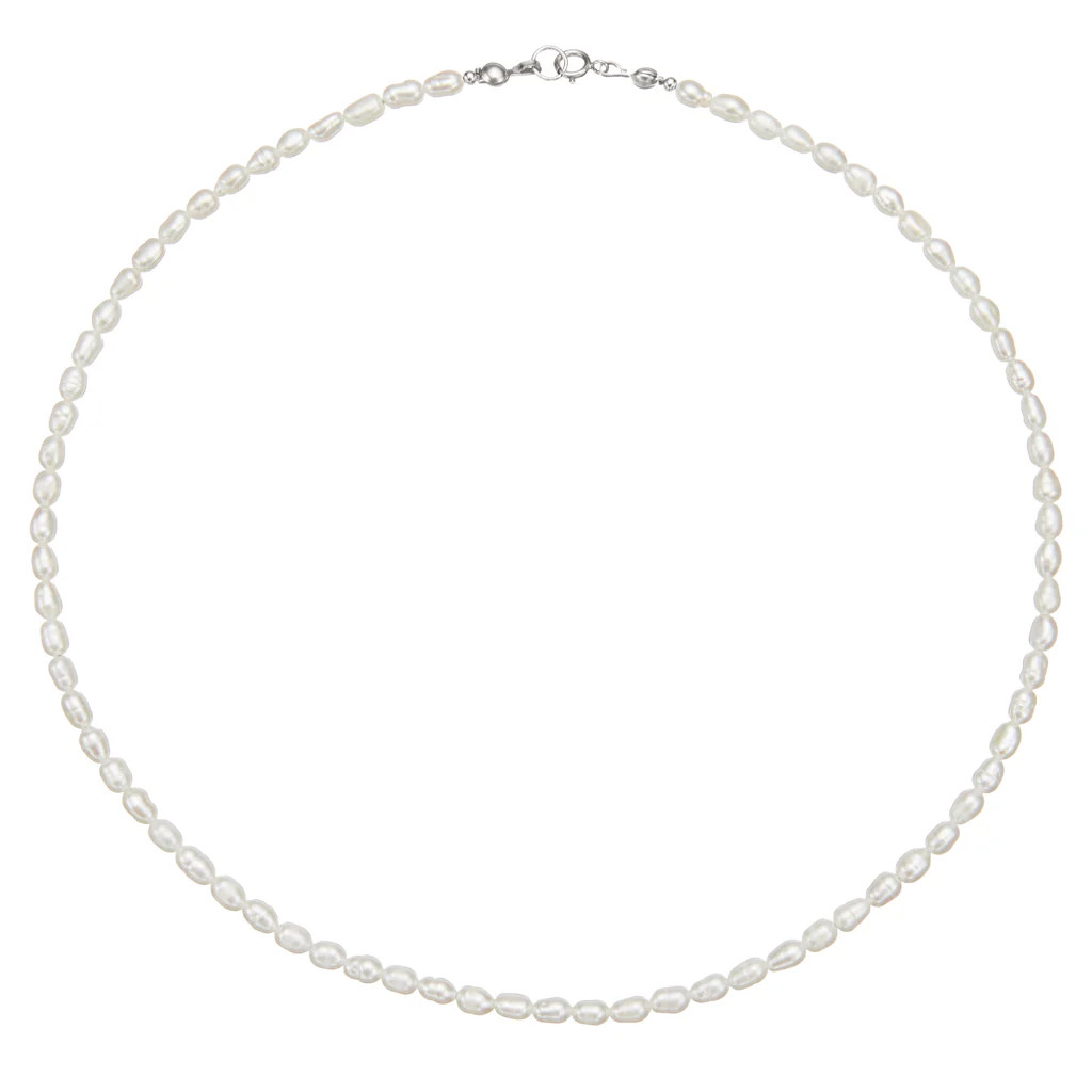 Silver Seed Pearl Choker | Lily & Roo