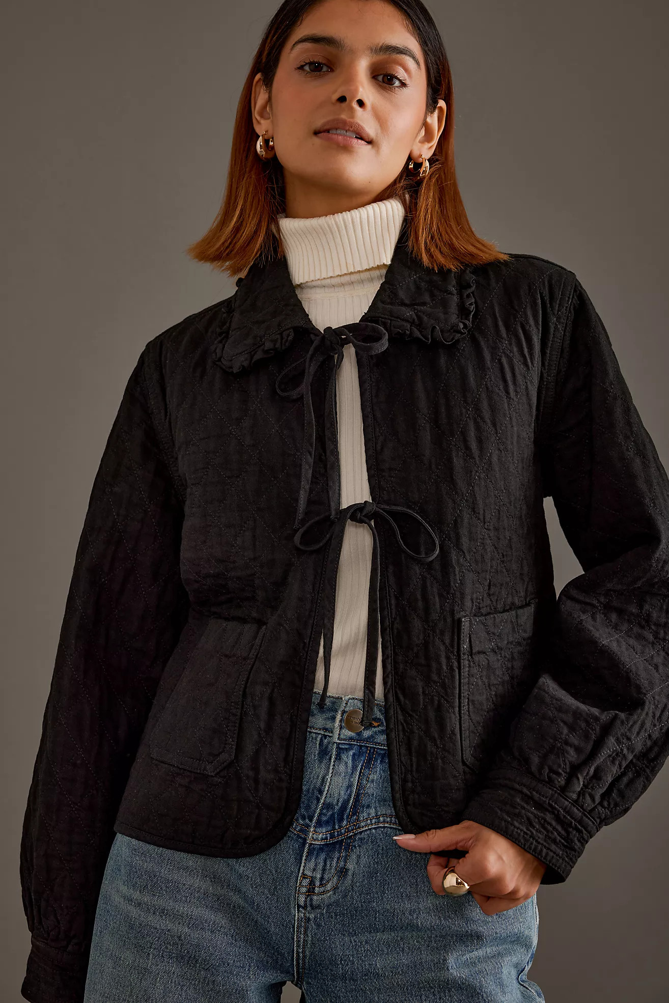 Seventy + Mochi Heidi Quilted Denim Jacket | Anthropologie (UK)