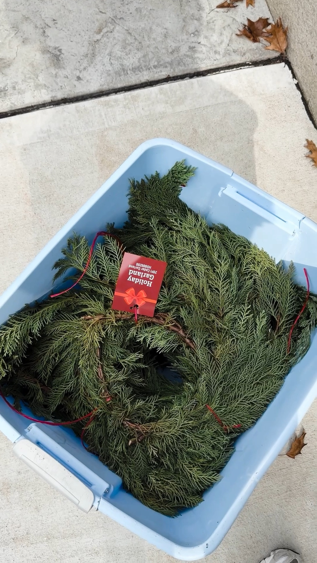 if you want to keep your real garland looking fresh all season long, be sure to give it a nice soak for at least 1hr but preferably 24hrs! This will keep it looking nice and green all season long and prevent shedding! Happy decorating! 

#LTKHome #LTKHoliday #LTKSeasonal