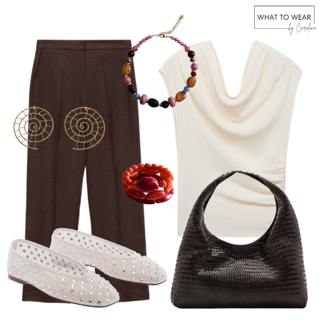 Brown and beige look
@mango
#mangowomen #mangooutfit #meshflats

#LTKStyleTip #LTKFindsUnder100 #LTKFindsUnder50