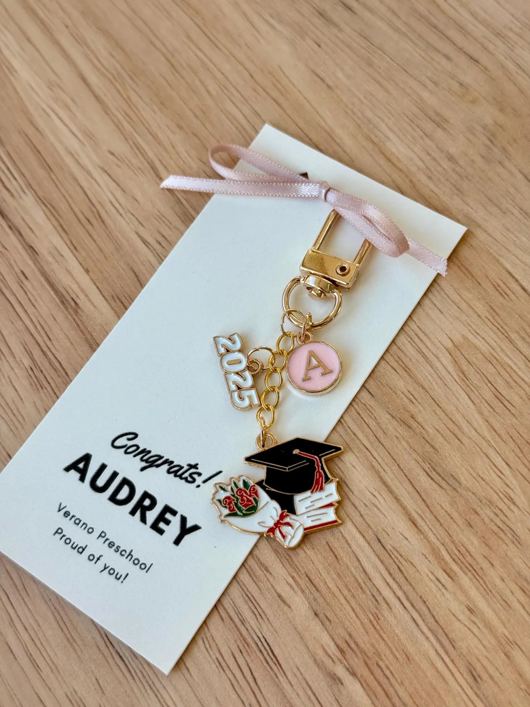 Custom Bag Charm, Graduation Gift, Party Favor, Grad Night, Preschool Gift, Keychain for Graduate... | Etsy (US)