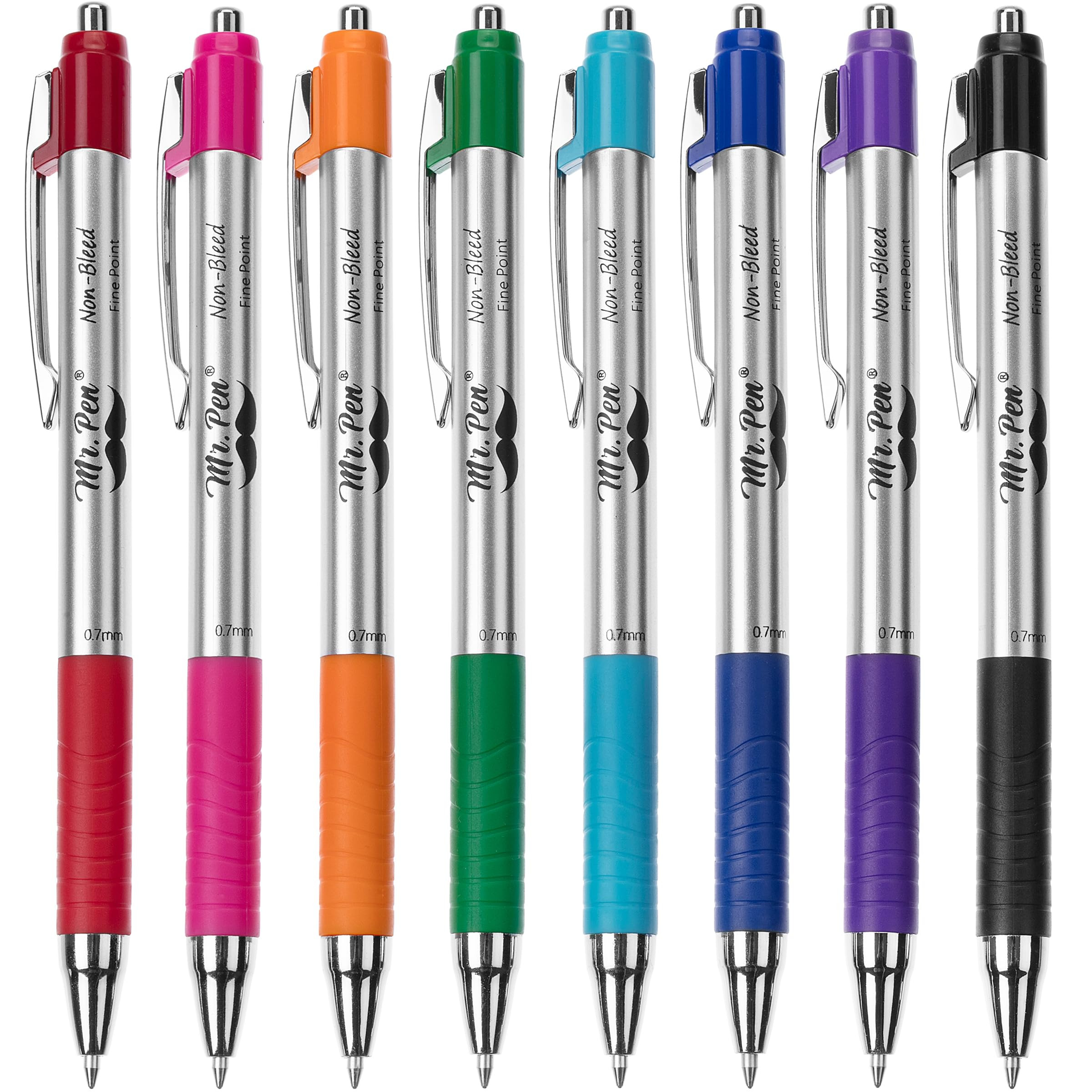 Mr. Pen- Bible Pens, 8 Pack, Assorted Color Pens, Bible Pens No Bleed Through, Bible Journaling Pens, No Bleed Pens, Bible Journaling Supplies, Non-Bleed Fine Point Pens, Colorful Bible Pen | Amazon (US)