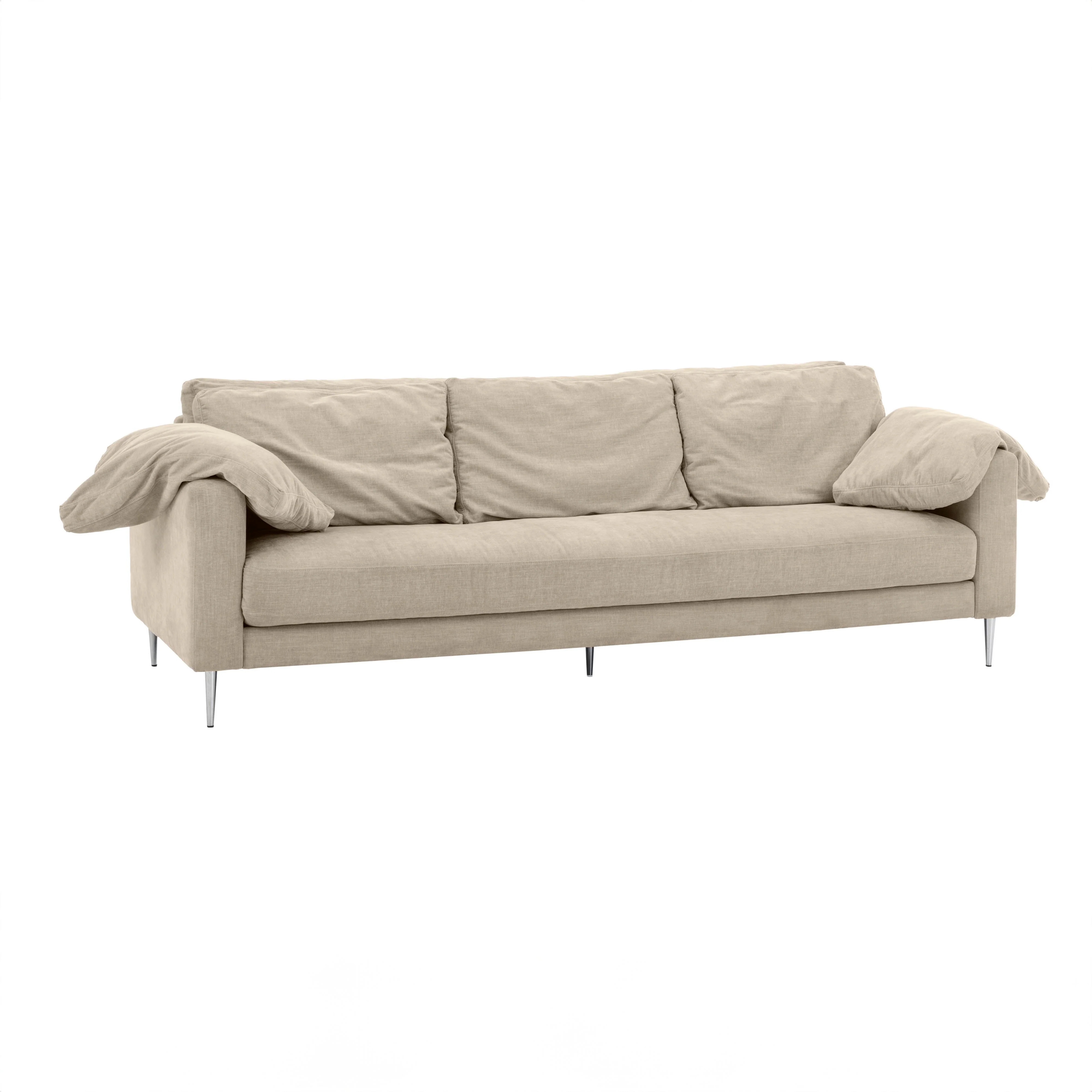 Vari 90" Textured Performance Velvet Lounge Sofa | TOV Furniture