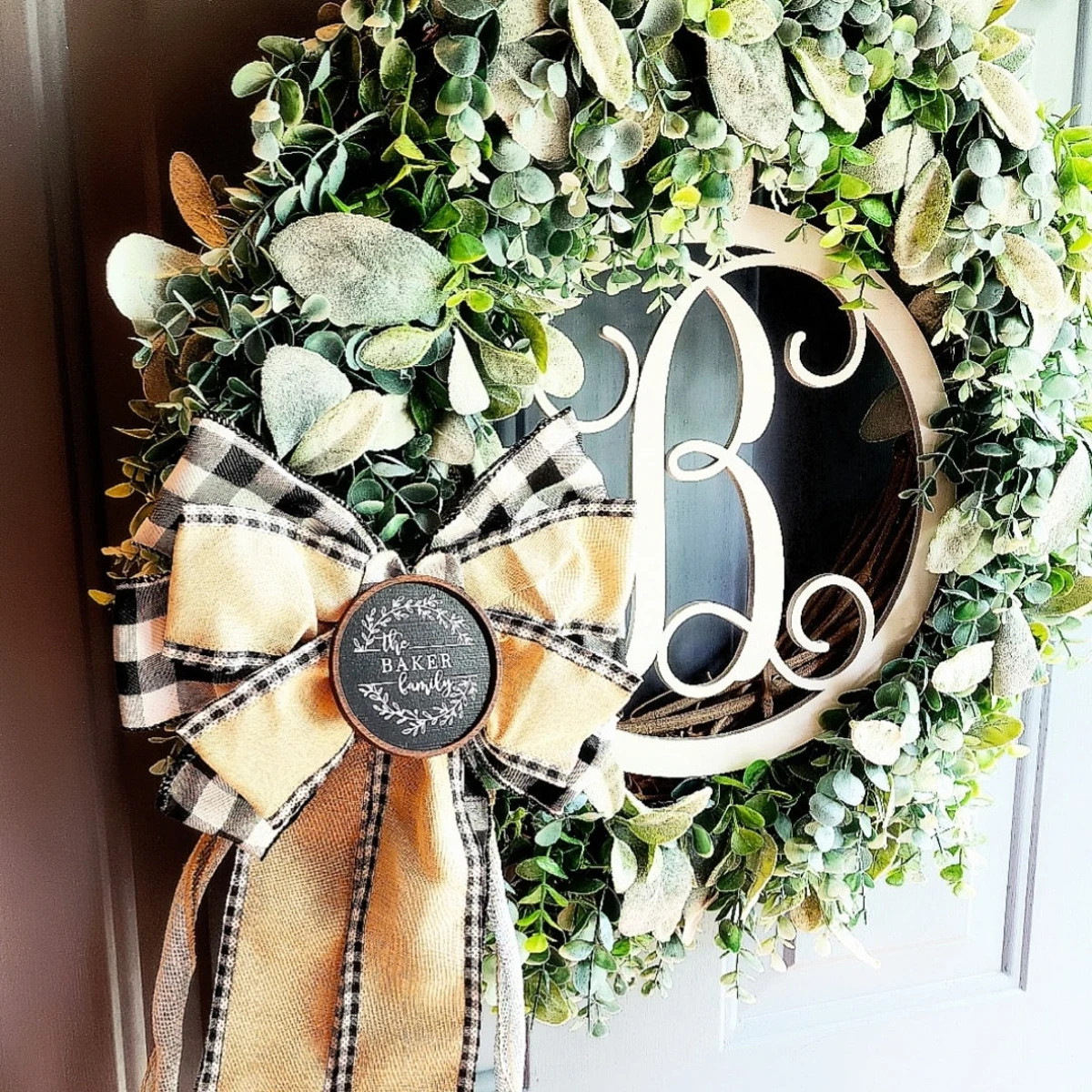 Custom Family Name Wood Framed Miniature Sign | Farmhouse Type | Tiered Tray Décor | Handmade in... | Etsy (US)