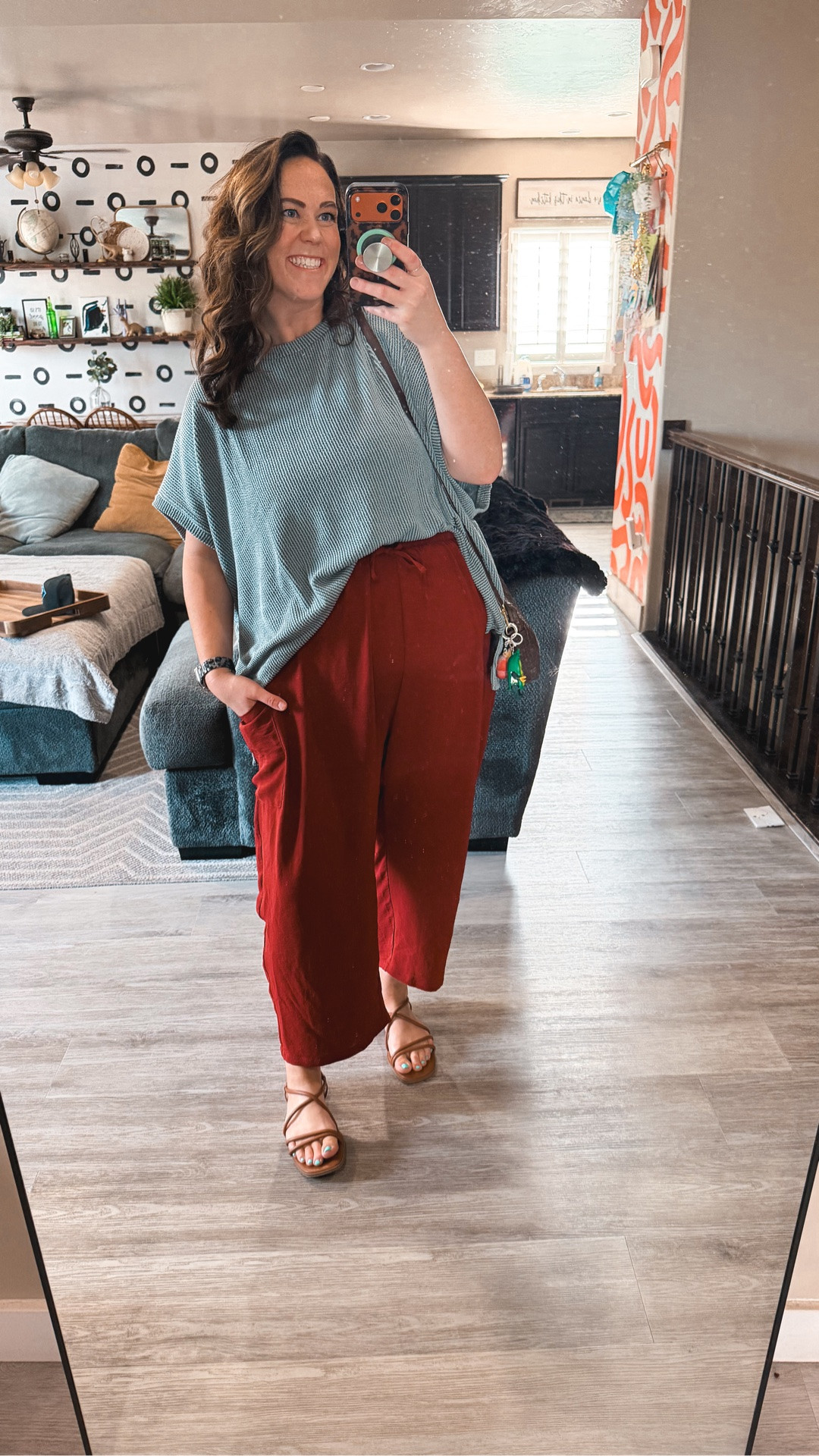 Obsessed with this @Three Bird Nest  oversized shirt! It is so fun to style with different tanks underneath for a boho summer office vibe 🥰 Comfy Amazon pants + a cute tank and this shirt does all the heavy lifting.

Bra XL 
Undies XXL 
Pants XL
Tank XL
Shirt Large 

Size 14/16 | L/XL | 5’9

three bird nest outfit midsize, boho summer work outfit, oversized shirt outfit size 14, amazon pants midsize, boho office look size 14/

#LTKWorkwear #LTKTall #LTKMidsize