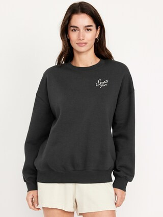 SoComfy Oversized Graphic Sweatshirt | Old Navy (US)