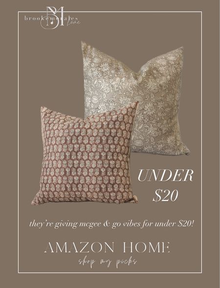 Designer look pillows for under $20! 🚨

#LTKSaleAlert #LTKHome #LTKSeasonal