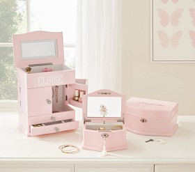 Pink Abigail Jewelry Box Collection | Pottery Barn Kids