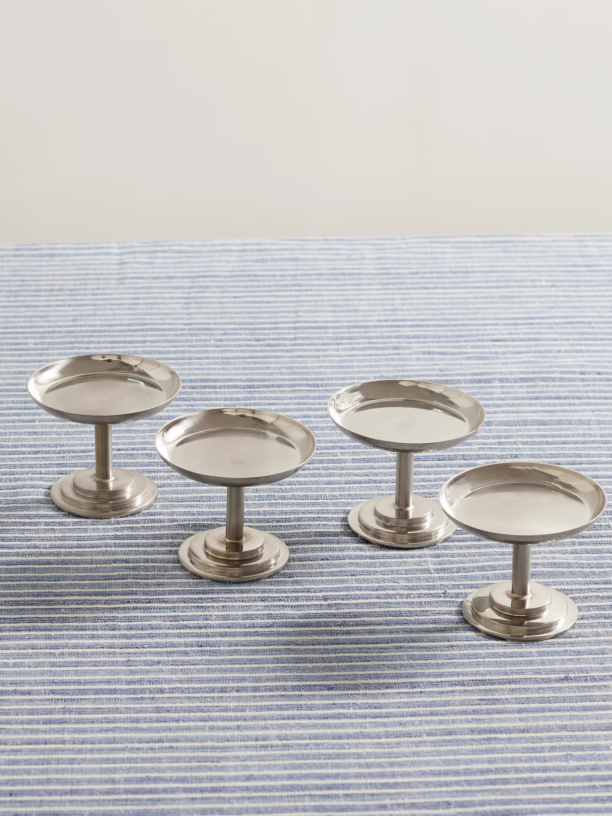 Set of four stainless steel dessert stems | NET-A-PORTER (US)