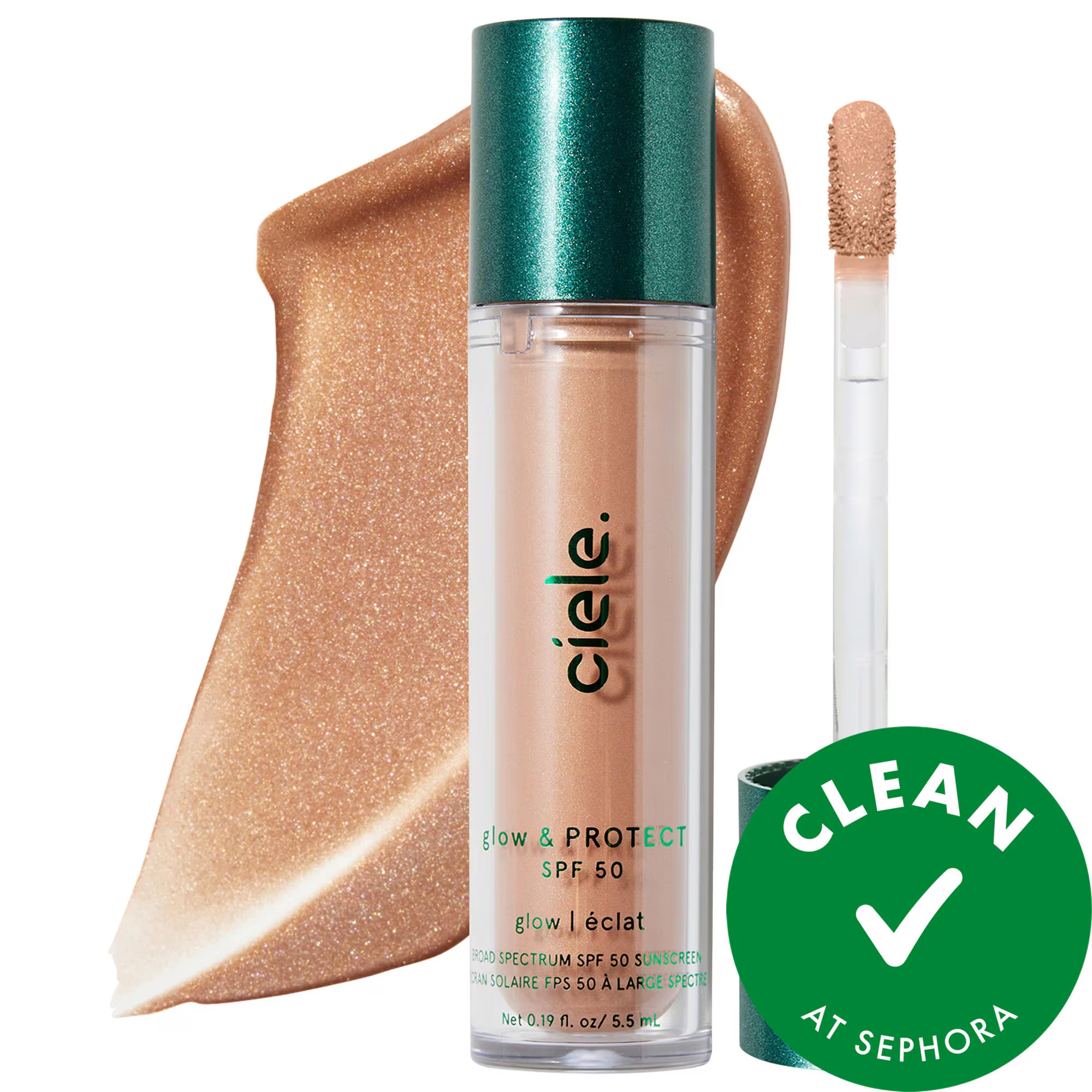 ciele glow & PROTECT SPF 50+ liquid highlighter Penny 0.19 oz / 5.5mL | Sephora (US)