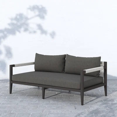 63" Wide Outdoor Loveseat with Cushions | Wayfair North America