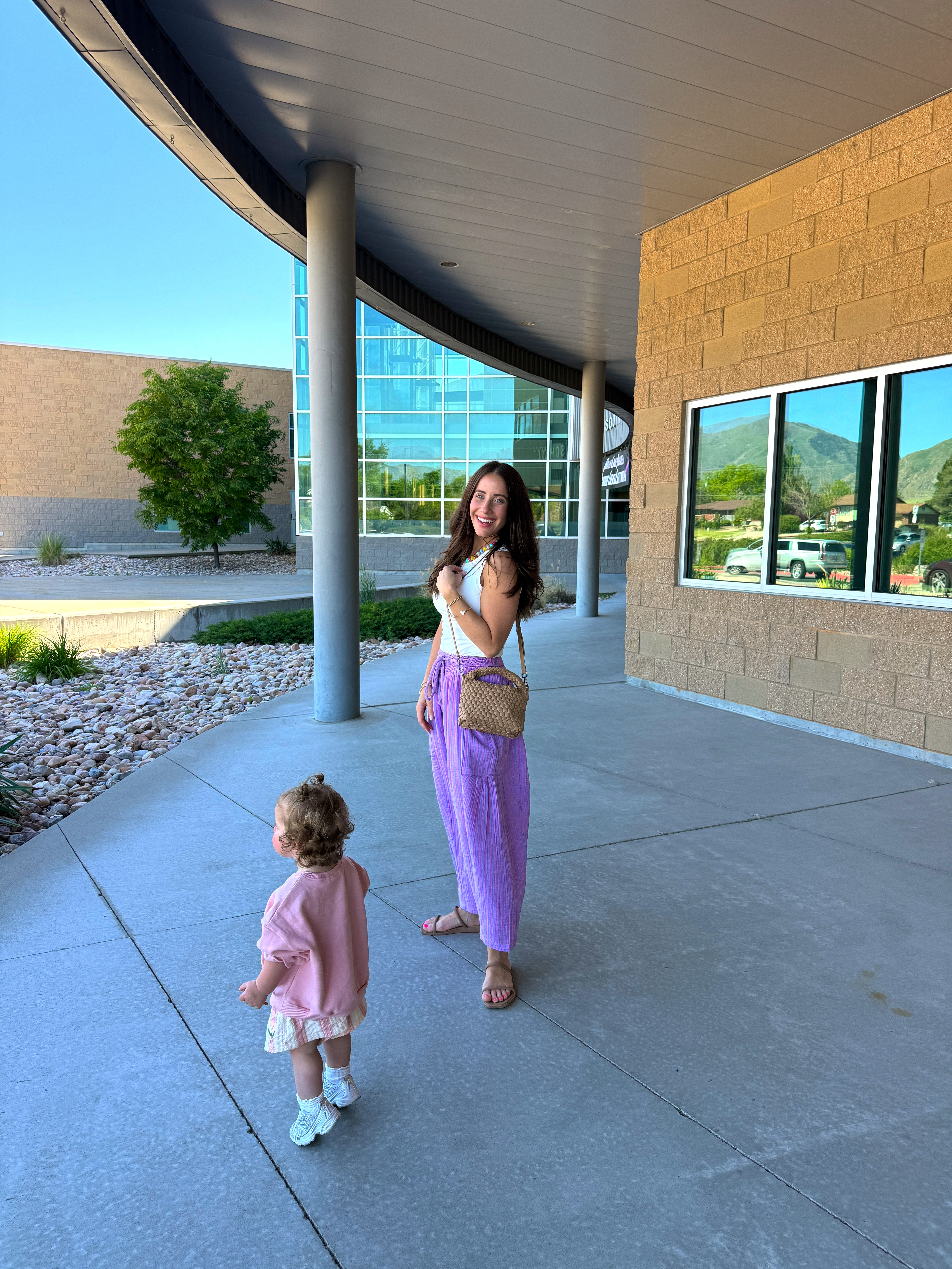 Pink and purple might be my favorite combo lately 💜🩷 This is one of those outfits that looks put together with almost zero effort. Perfect for errands, lunch with friends, church, or chasing littles all summer long. ✨ Everything is linked!

@nordstrom 

 #LTKmomlife #LTKKids