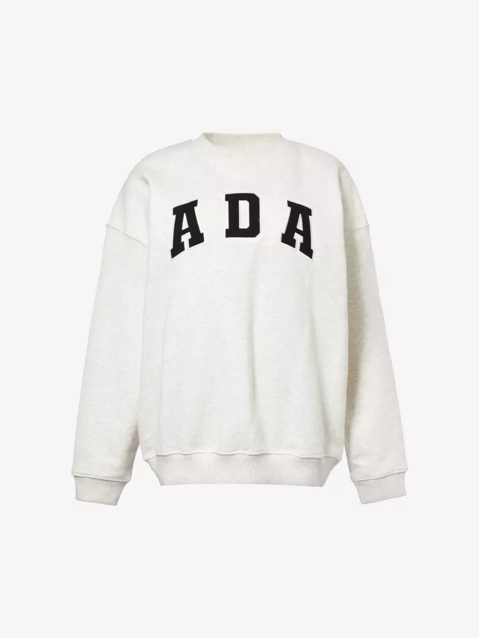 Logo-Embroidered Oversized Cotton Sweatshirt | Selfridges