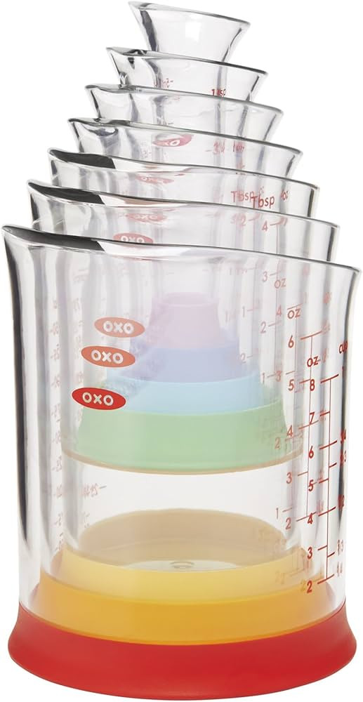 OXO Good Grips 7-Piece Nesting Measuring Beaker Set | Amazon (US)