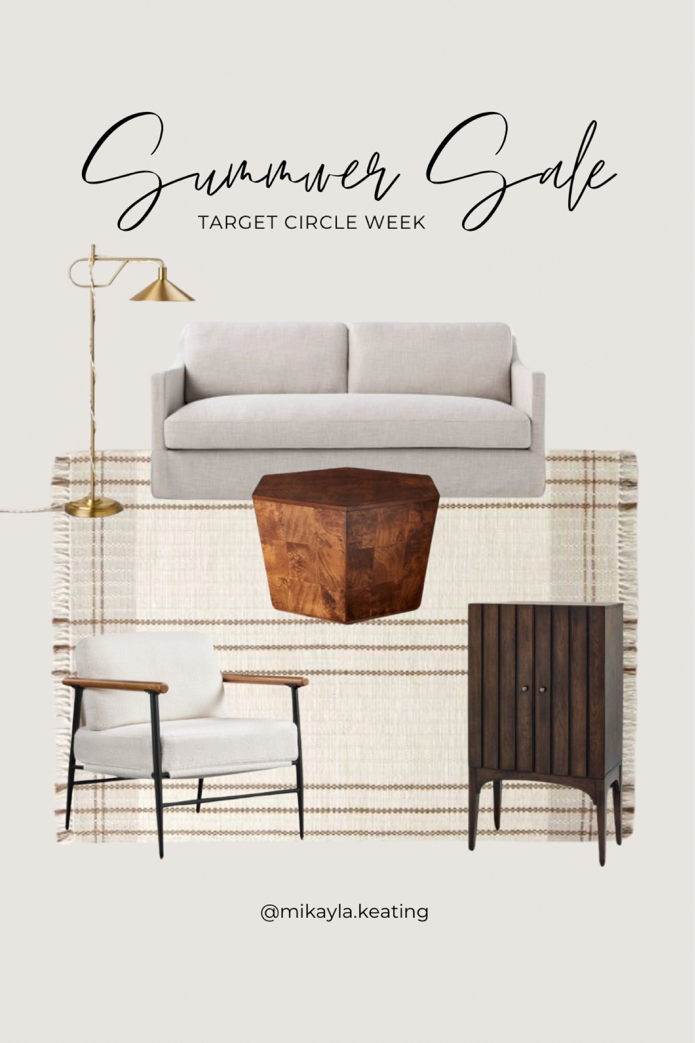 Target Circle Week Living Room

Sofa, rug, accent chair, cabinet, coffee table, floor lamp

#LTKTarget

#LTKHome #LTKSaleAlert #LTKSummerSales