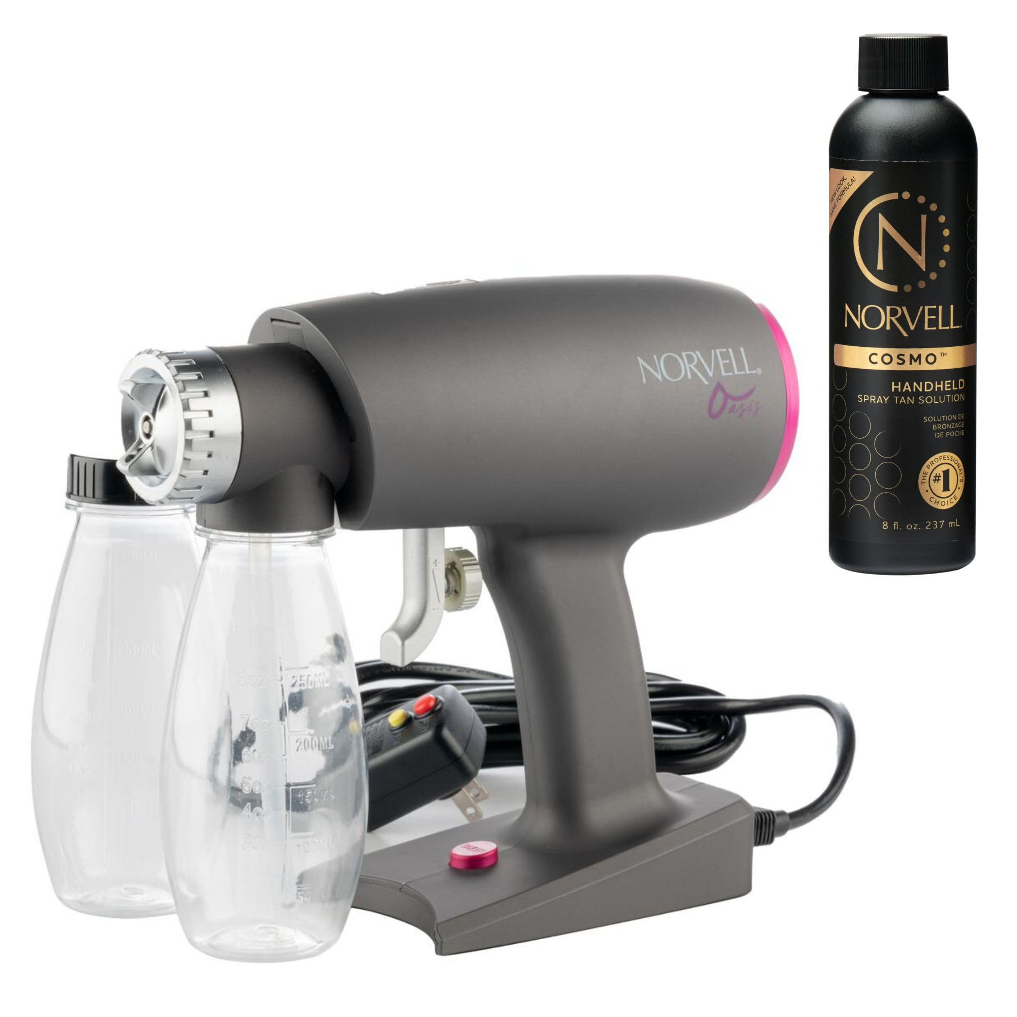 Oasis Spray Tan Machine Kit Bundled with Norvell Cosmo Airbrush Spray Tanning Sunless Solution | Amazon (US)