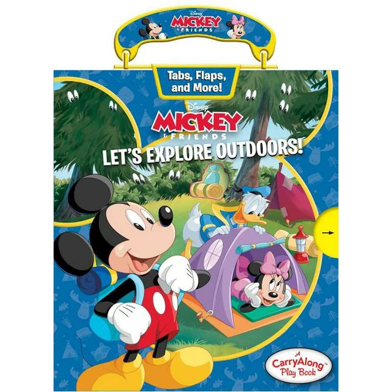 Carry Along Play Book: Disney Mickey Mouse: Let's Explore Outdoors (Hardcover) | Walmart (US)