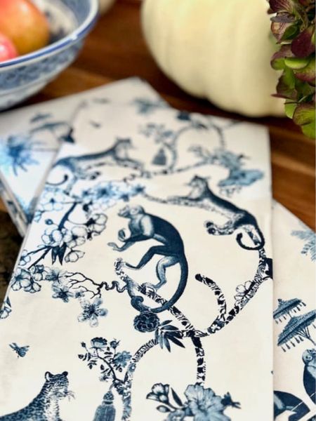 The prettiest set of Chinoiserie blue and white tea towels. Set of 3 designs.

#LTKstyletip #LTKhome