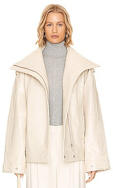 Oversized Leather Jacket
                    
                    REMAIN | Revolve Clothing (Global)