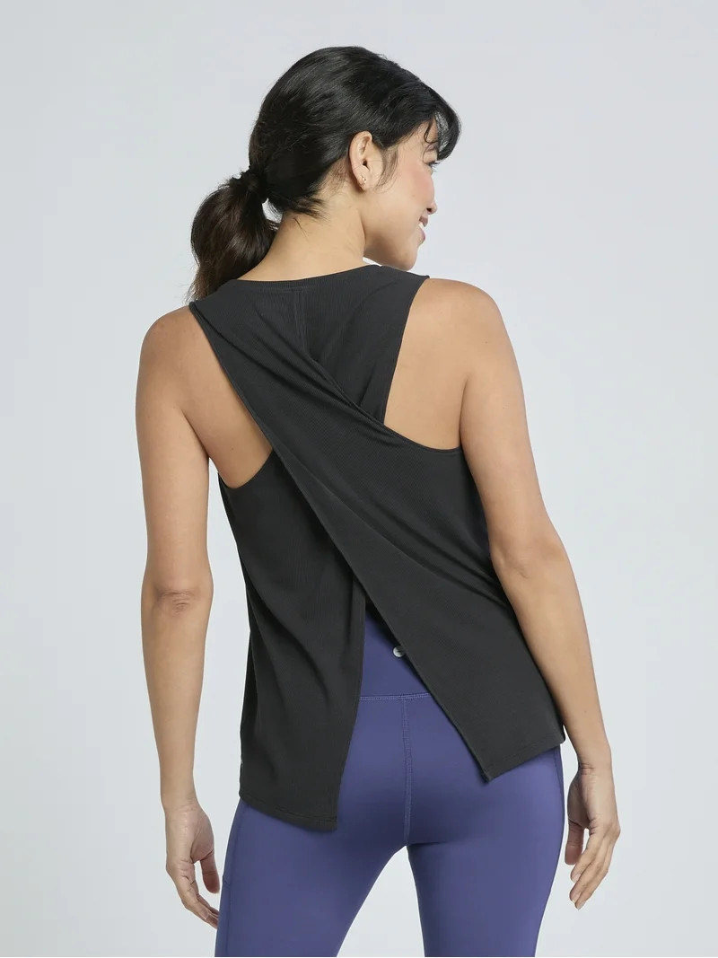 Avia Women's and Women's Plus Lightweight Wrap Back Tank, Sizes XS-4X | Walmart (US)