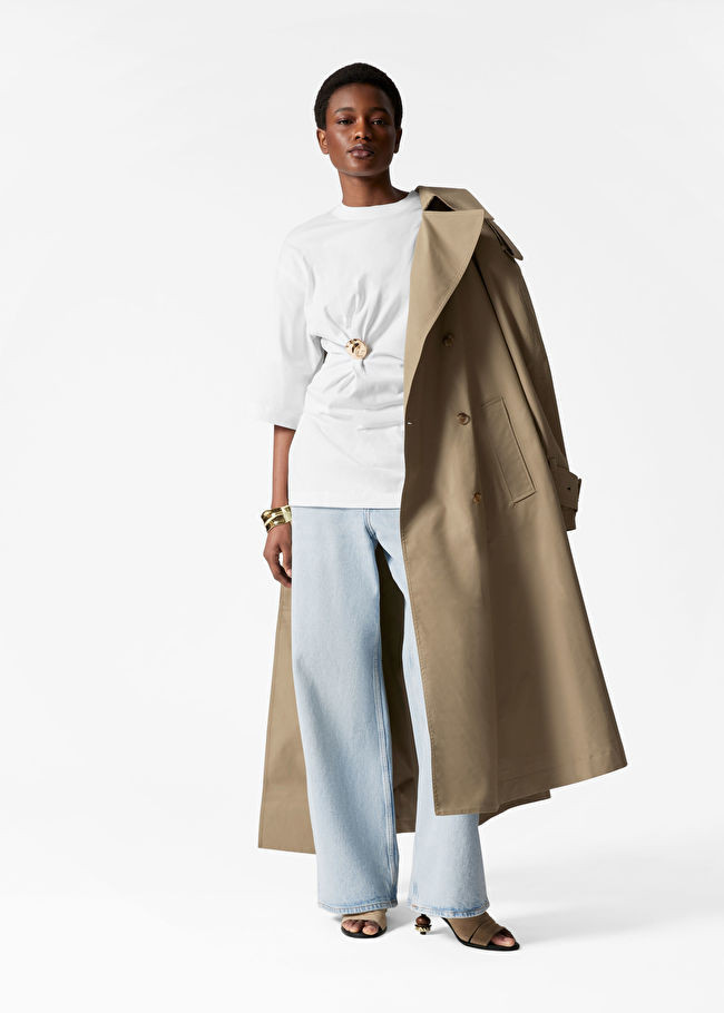 Draped Brooch T-shirt | & Other Stories - US