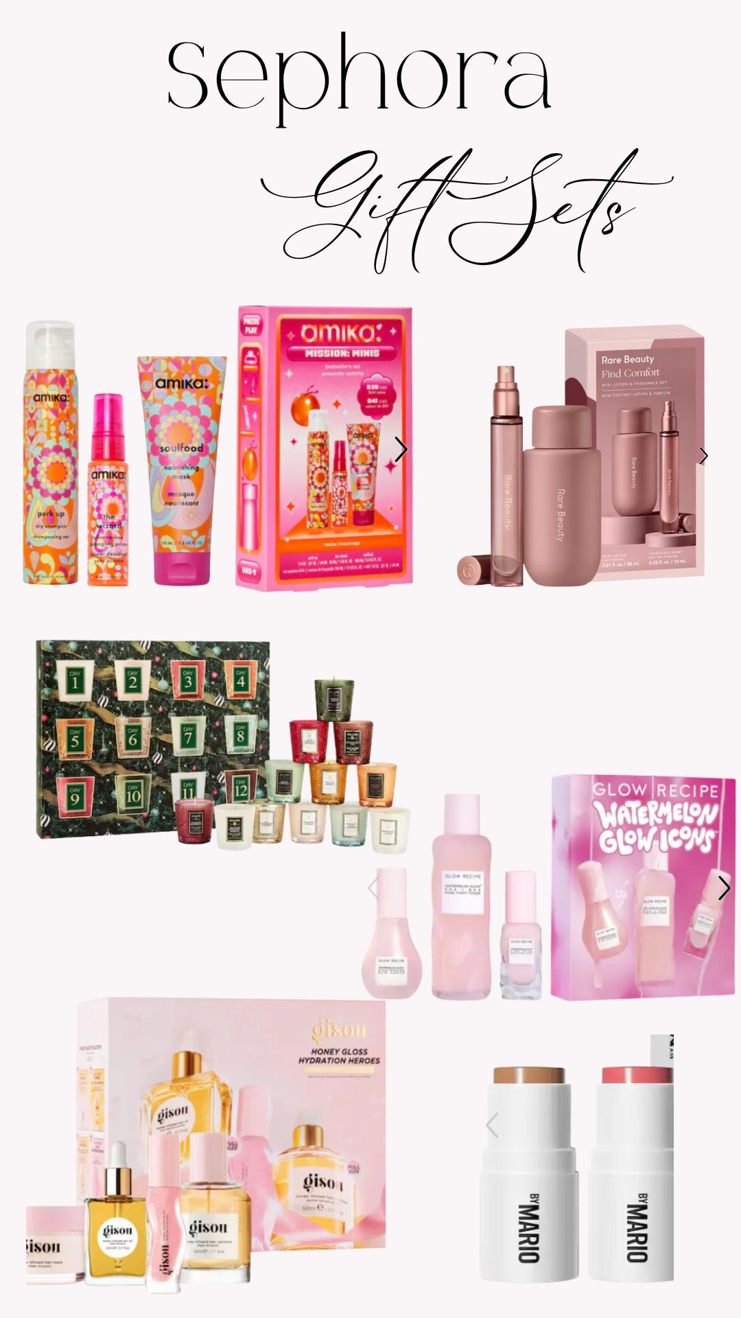 Holiday Beauty: Sephora Sets That Steal the Show! 💖 From skincare miracles to makeup magic, our curated gift guide has something for every beauty lover. Limited edition sets, top-brand collections, and gifts that will make them feel absolutely fabulous! #BeautyGifts #HolidayGlam 

 #LTKGiftGuide #LTKHoliday #LTKBeauty