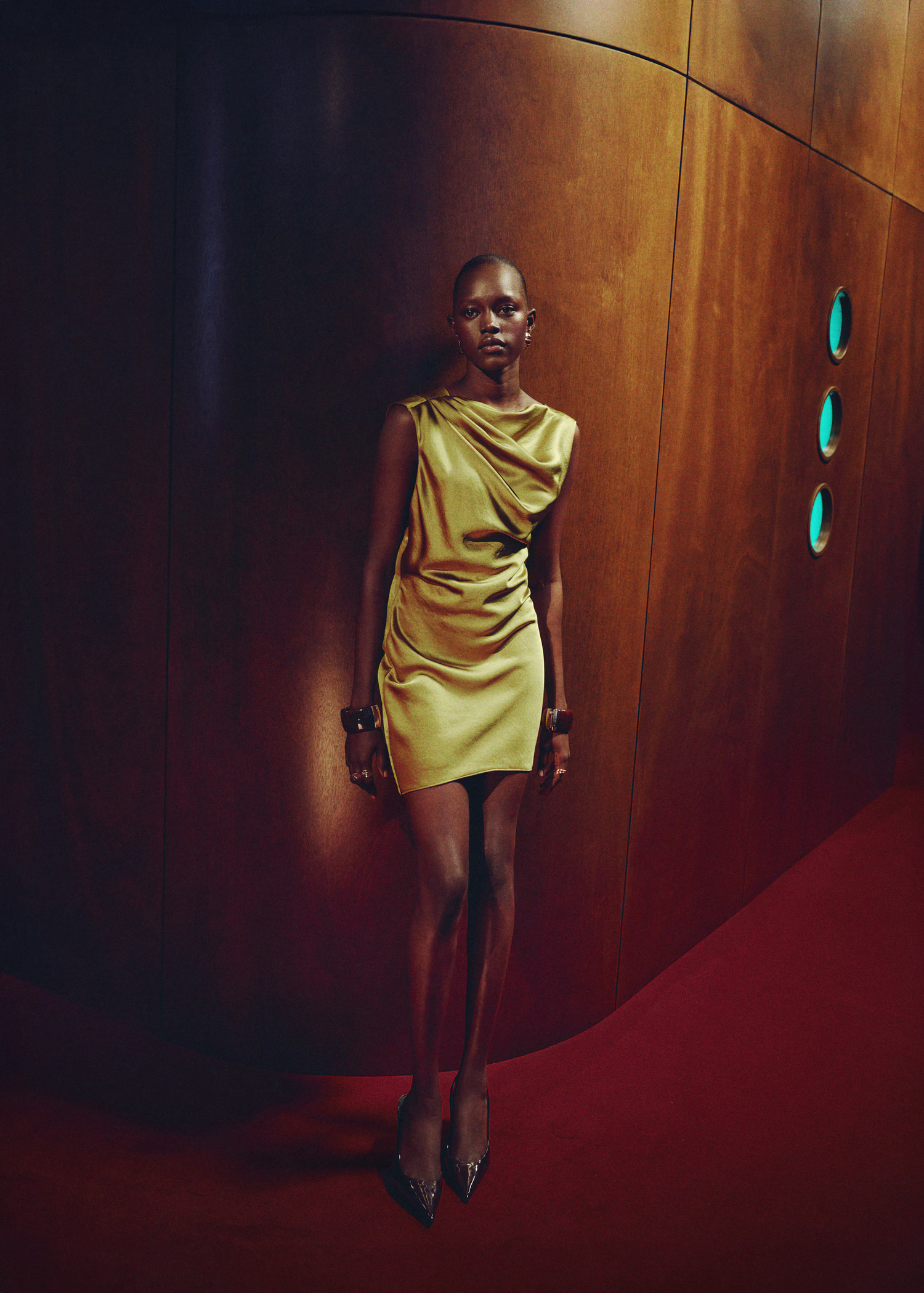 Open-back satin-effect dress | Mango (US/MX/AU)