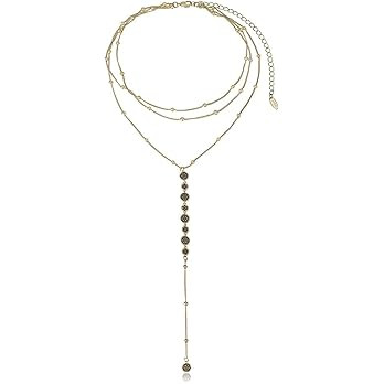 Ettika Lariat Necklace For Women. Y Necklace For Women. Bali Dreams Three Row Lariat Necklace. 18... | Amazon (US)