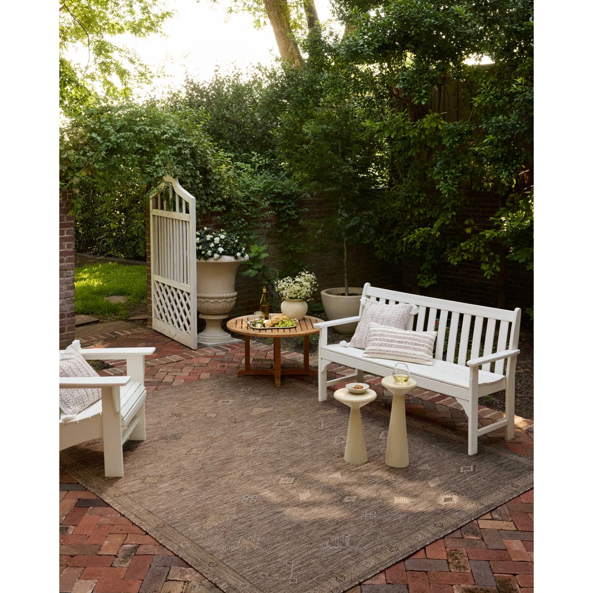 Gracie Oaks Altia Natural / Sand Indoor / Outdoor Area Rug | Wayfair North America