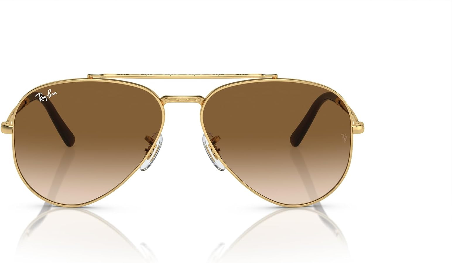 Ray-Ban Unisex Rb3625 New Aviator Aviator Sunglasses | Amazon (US)