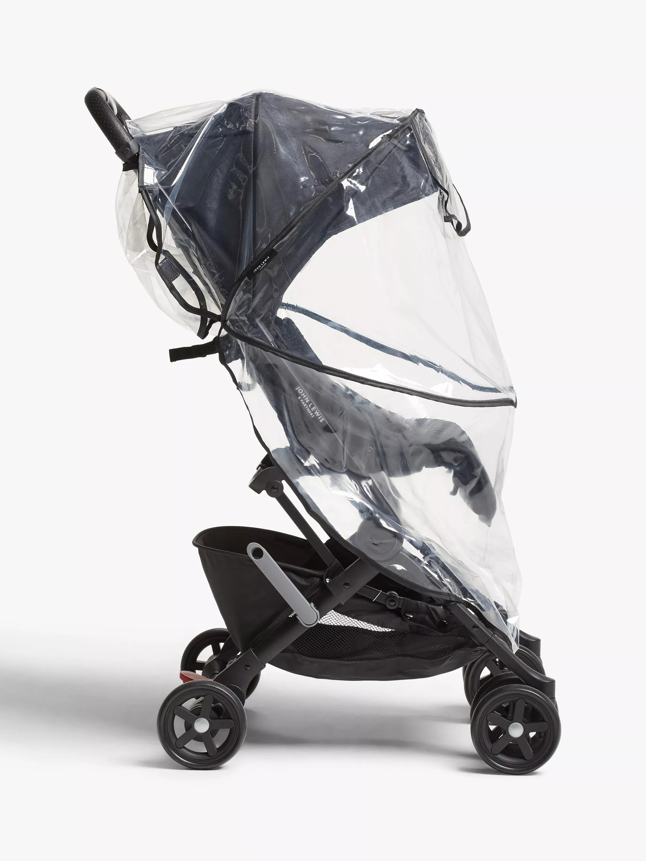 John Lewis ANYDAY Universal Pushchair Raincover, Clear | John Lewis (UK)