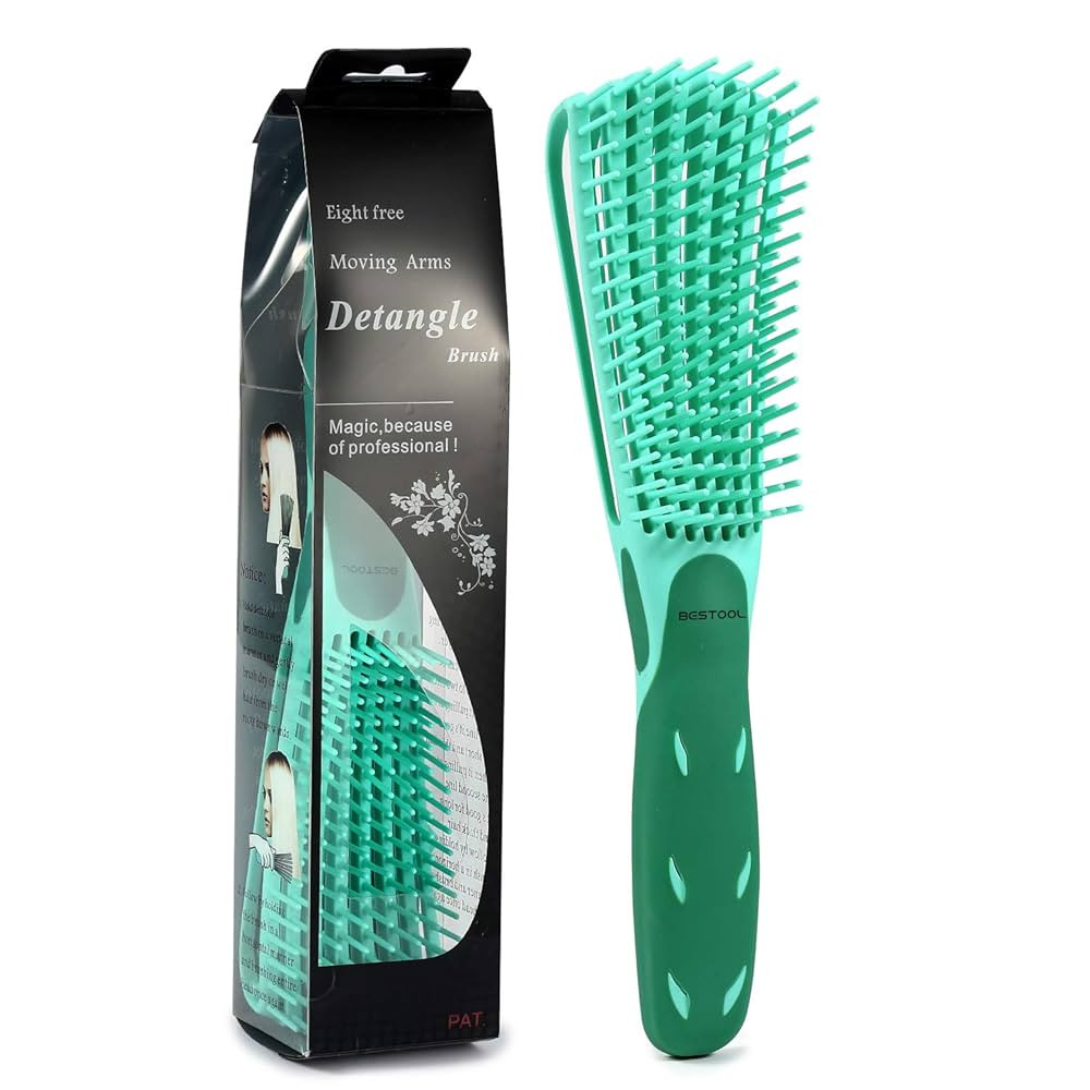 BESTOOL Detangling Brush for Black Natural Hair, Curly Hair Afro 3/4abc Texture - Faster and Easi... | Amazon (US)