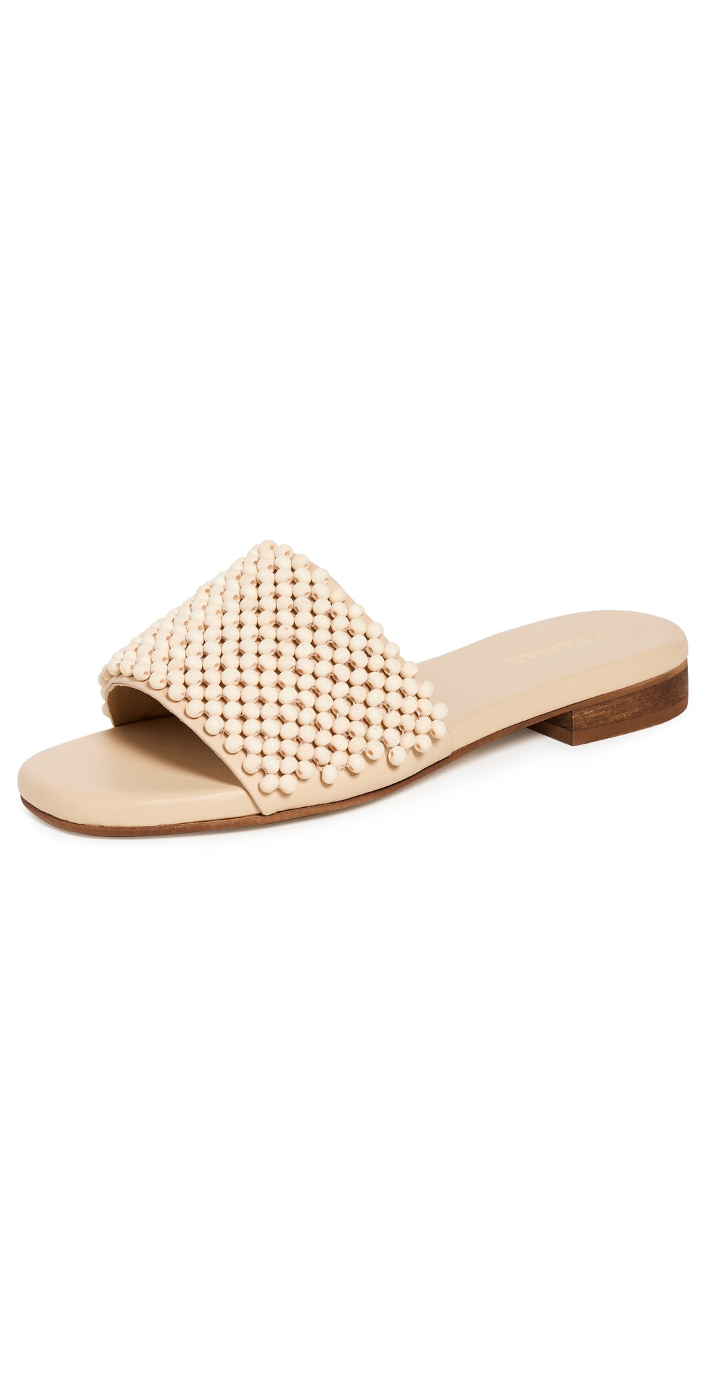 KAANAS Aju Hand Beaded Slide Sandals | Shopbop