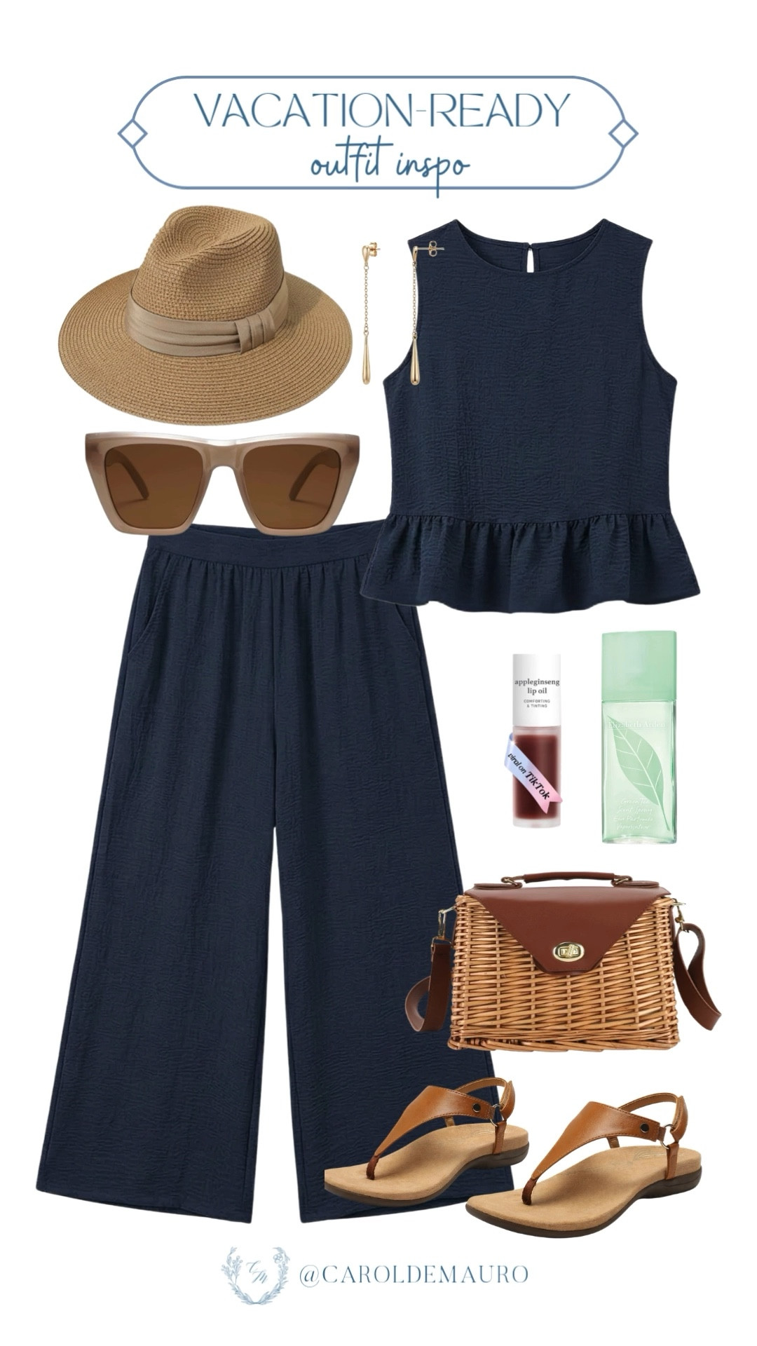 Just the perfect time to shop for vacation-ready outfit pieces like this inspo from Amazon! A matching set styled with a straw hat, brown sunglasses, wicker crossbody bag, and flat sandals.

affordable fashion, tropical vibes, resort wear, vacation look, petite fashion, jetset style, holiday style guide, outdoorsy chic

#LTKU #LTKSeasonal #LTKootd