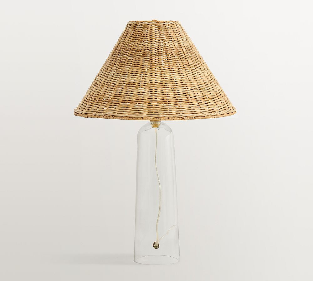 Marlo Clear Glass Table Lamp (26") | Pottery Barn (US)
