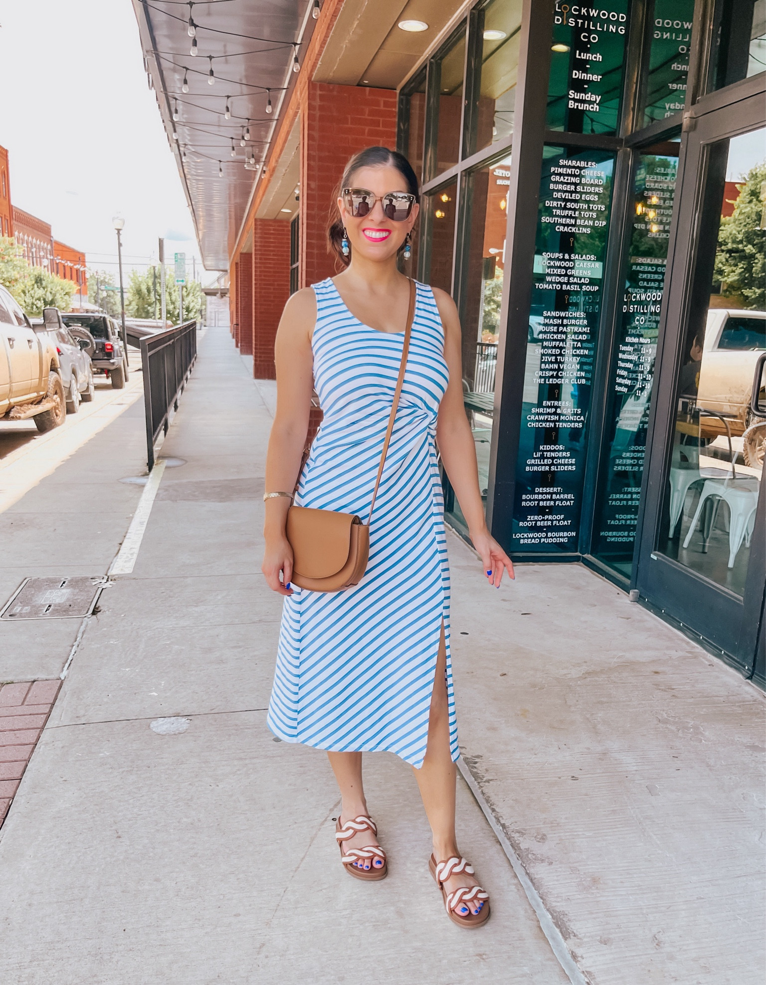 Blue Striped Dress 💙 Also comes in black and is super stretchy. Sunglasses and sandals are also Target Style. 


#LTKOver40 #LTKSeasonal #LTKTravel