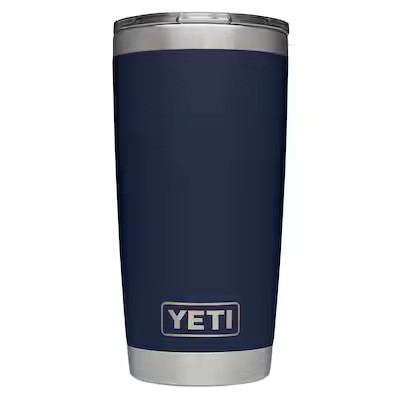 YETI Rambler 20-fl oz Stainless Steel Tumbler with MagSlider Lid, Navy Lowes.com | Lowe's