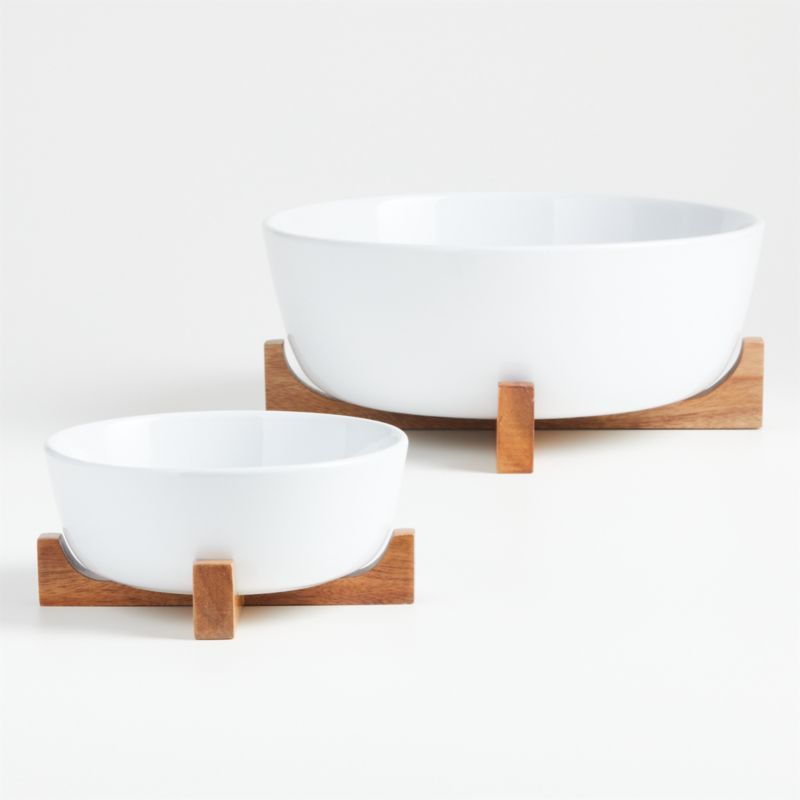Oven-to-Table Bowl with Trivet | Crate & Barrel | Crate & Barrel