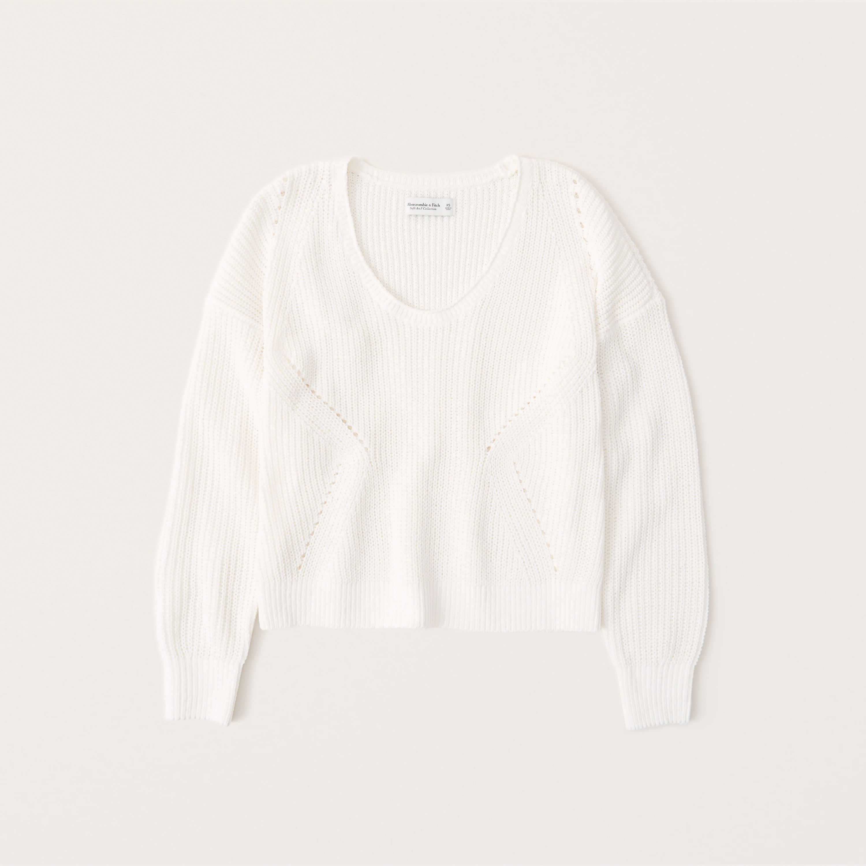 Slouchy Chenille Sweater | Abercrombie & Fitch (US)