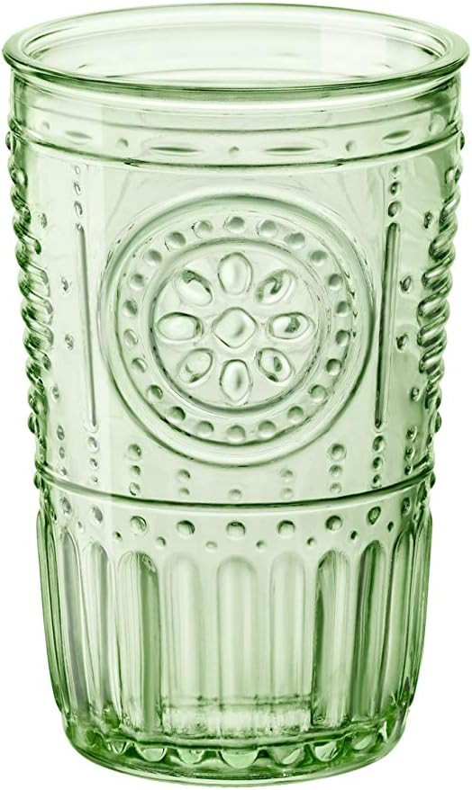 Bormioli Rocco - 387595GRS021524 Bormioli Rocco Romantic Tumbler, Set of 4, 10.25 oz, Pastel Gree... | Amazon (US)