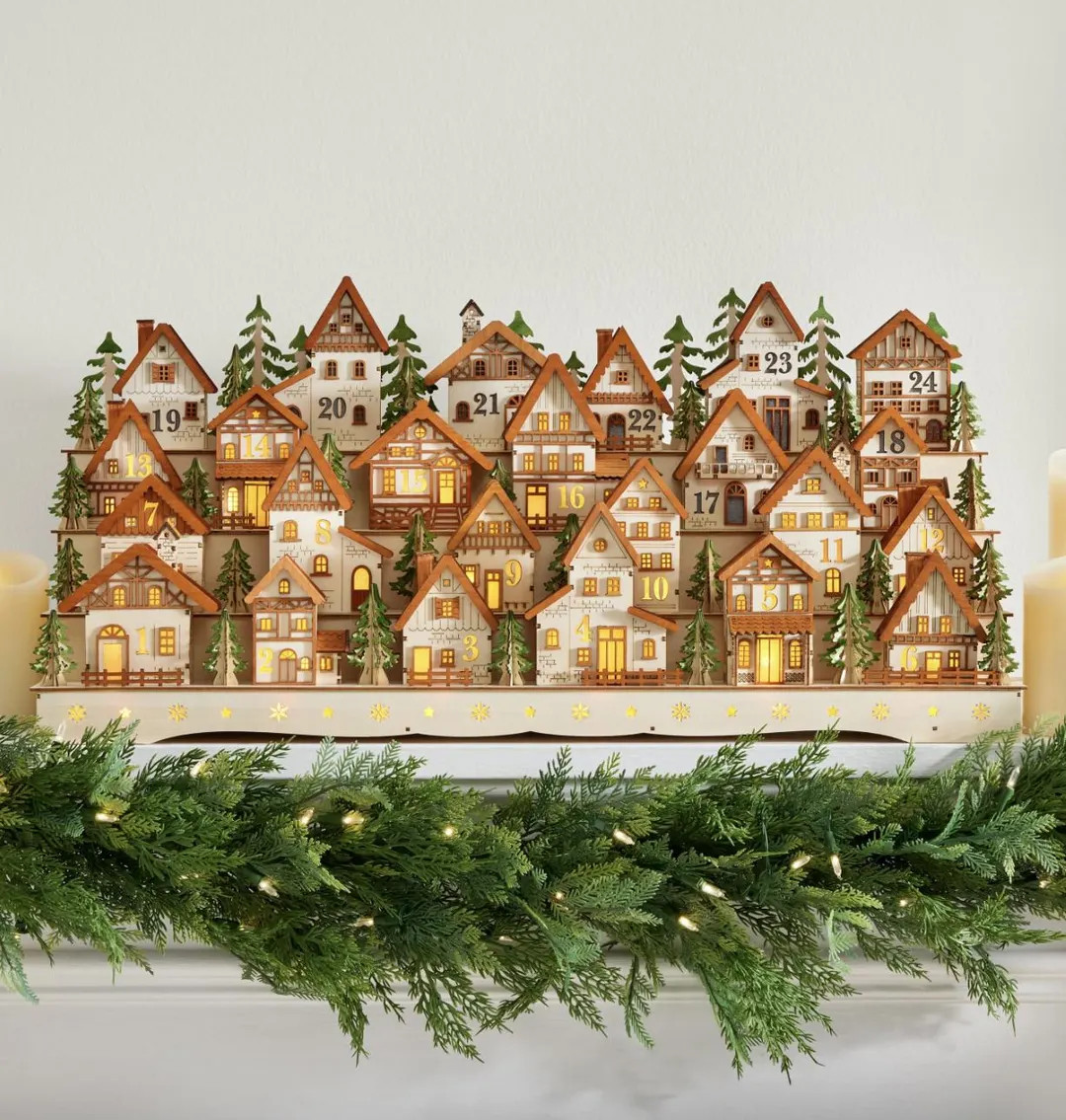 Luminous Wooden Christmas Advent Calendars, Christmas Tree, Christmas Calendar 2024, Advent Calen... | Etsy (US)