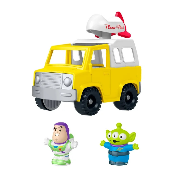 Fisher-Price Little People Disney & Pixar Toy Story Pizza Planet Truck & Buzz Lightyear Toy | Walmart (US)