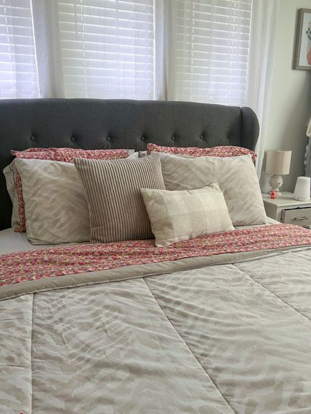 New bedsheet feeling 🌺🪷🌼🤍 

Natural life bedding, pop of color, colorful bedroom, neutral bedroom 

#LTKHome #LTKSaleAlert #LTKStyleTip