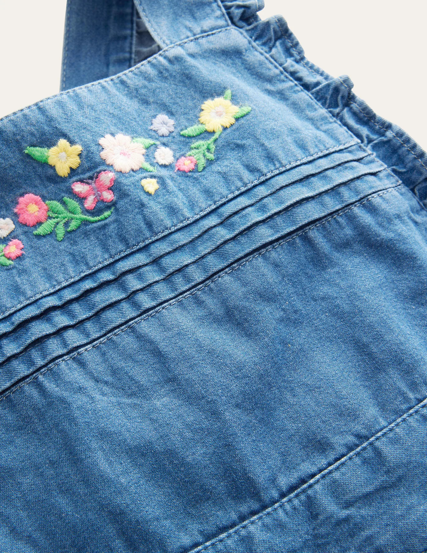 Embroidered Woven Dungaree | Boden (US)