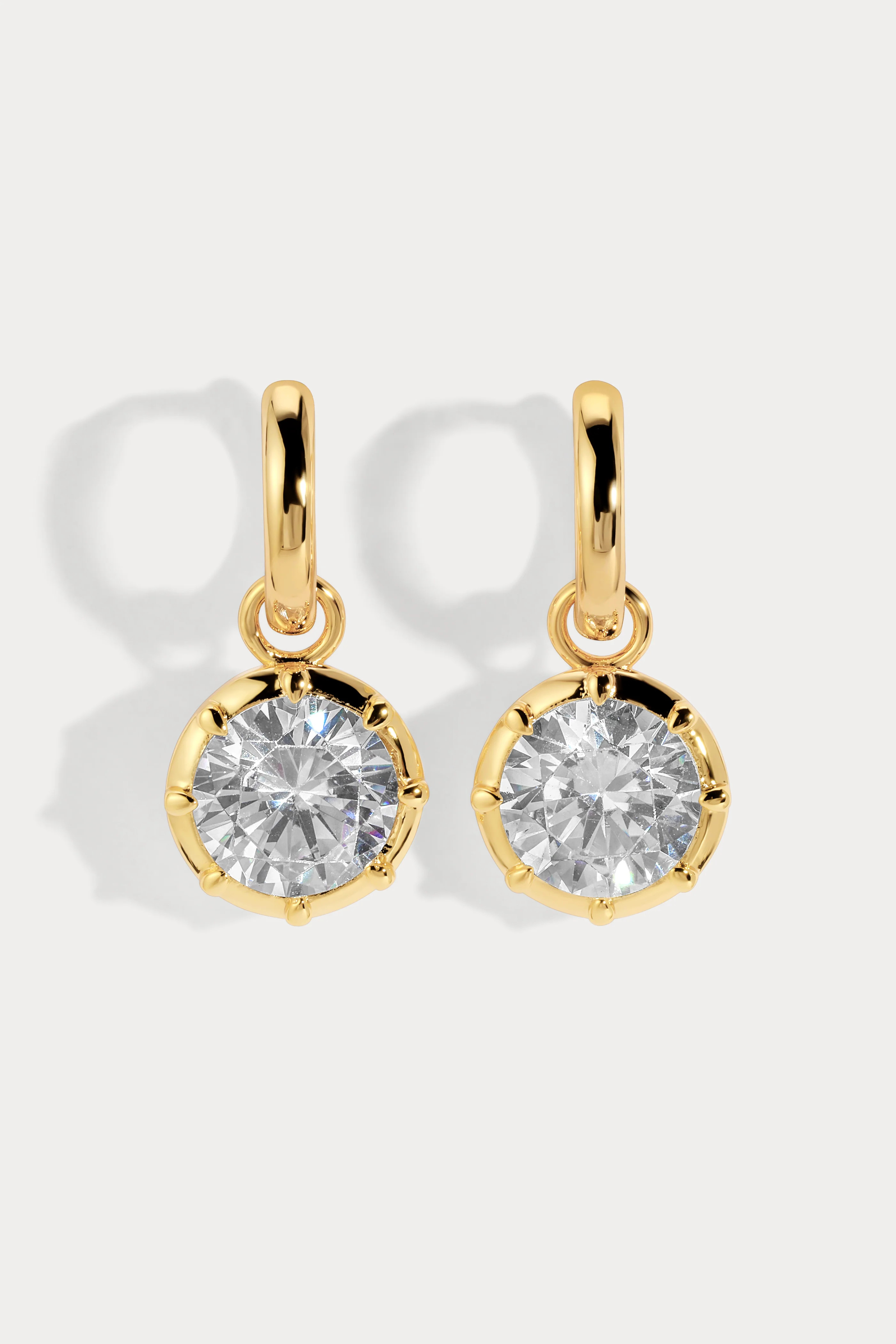 Grande Celeste Charm Huggies | Lili Claspe